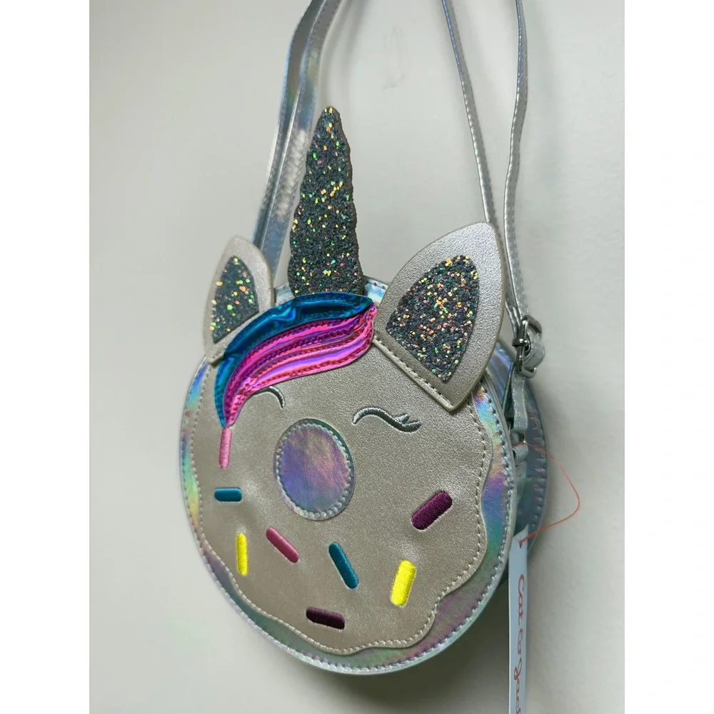 Crossbody Unicorn Donut Purse‎ Kids Brand New